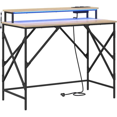 Maison Exclusive - Schreibtisch Sonoma-Eiche 100 x 50 x 86,5 cm H