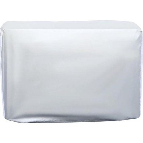 Cubierta impermeable plateada para unidad de aire acondicionado exterior de 80x28x54 cm (1/5)