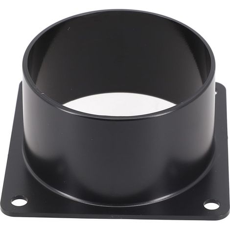 Raccord de conduit d'air en plastique - Connecteur à bride murale - Pour chauffage et refroidissement - Système de ventilation droit - Raccords de tuyaux (75 mm) (1/5)