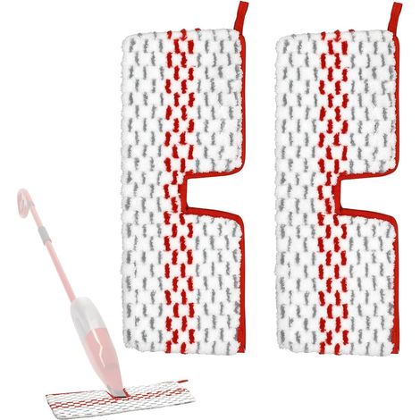 Les tampons de nettoyage en microfibre sont compatibles avec les recharges de balai O-Cedar Promist Max pour le nettoyage humide et sec des sols (1/5)