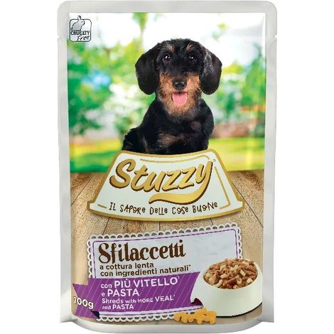2574 Stuzzy Cane, Buste Specialità Vitello Pasta 100G (1/2)