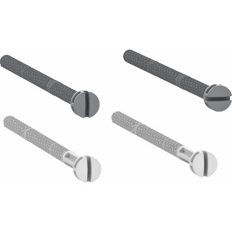 Siamp – Vis d'action pour plaque UE verso – Fixation pour WC – Acier inoxydable – Longueur 50mm – Pour montage rapide