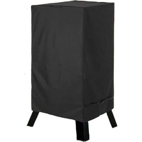 Housse de protection coupe-vent pour barbecue de jardin – Polyester résistant aux déchirures avec boucles – Convient pour 100 x 71 x 55 cm (1/5)