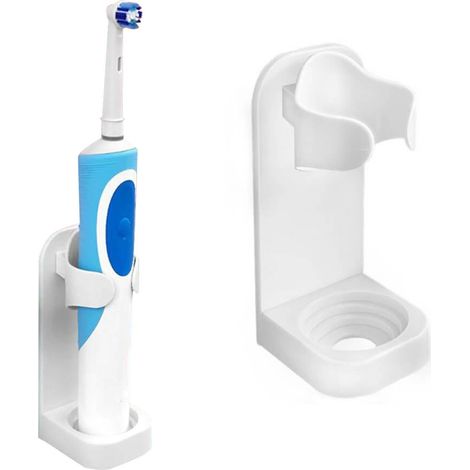 Pack de 2 porte-brosse à dents Mur Eltandborstar Blanc (1/5)