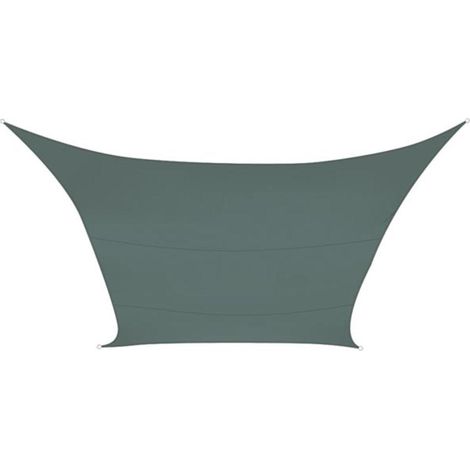 Tenda Solare - Rettangolare - 4 x 3 m - Colore: Grigio Verde