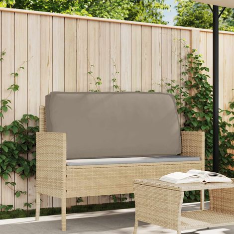 vidaXL Cojín Tela Oxford Taupé 120 x 60 x 12 cm (1/5)