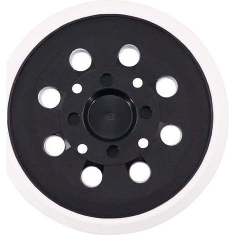 Platine de ponçage auto-agrippant 125 mm avec 8 trous pour ponceuses excentriques Bosch PEX 300 AE et PEX 400 AE (1/5)