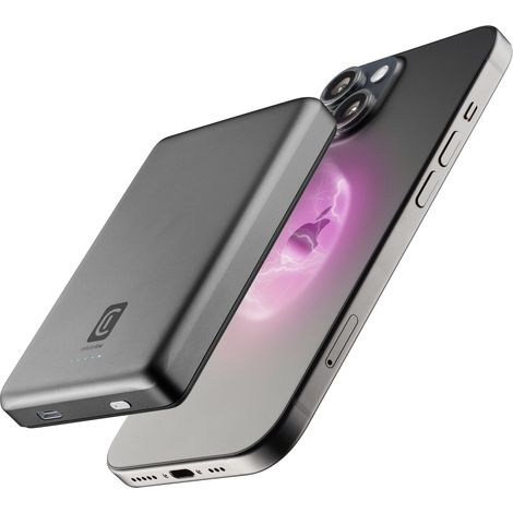 Cellularline MAG LITE 10000 Powerbank MagSafe Grau 10.000 (1/5)