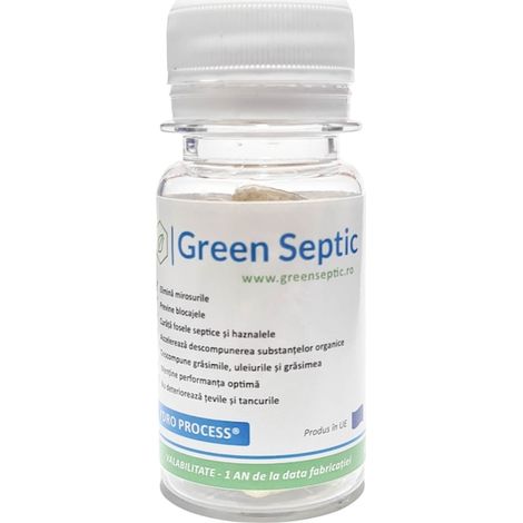 Bioactivateur pour fosse septique, Green Septic 12, biofose, 10 g (1/5)