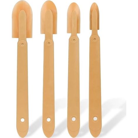 outil joint silicone,lisseur joint silicone,joint salle de bain outils,4 Tailles Caulking Tool Multifonctionnel Caulking Spatula Applicateur pour Carrelage Brique Cuisine Salle Bain (1/4)