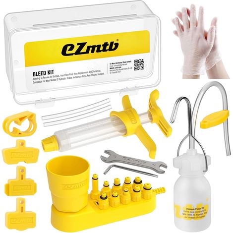 1 Kit De Purge, Connecteurs Multiples, Plastique Durable, Pour Freins Shimano Tektro Magura Sram (1/5)