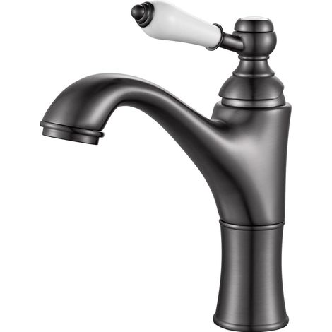1 robinet lavabo, laiton, poignée céramique, g3/8, salle de bain (1/5)