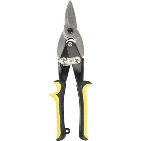 Cisailles à métaux 250 mm Cisailles à tôle de qualité aéronautique Coupe droite Acier Convient pour la coupe du métal, également adapté aux installateurs de cloisons sèches. (1/5)