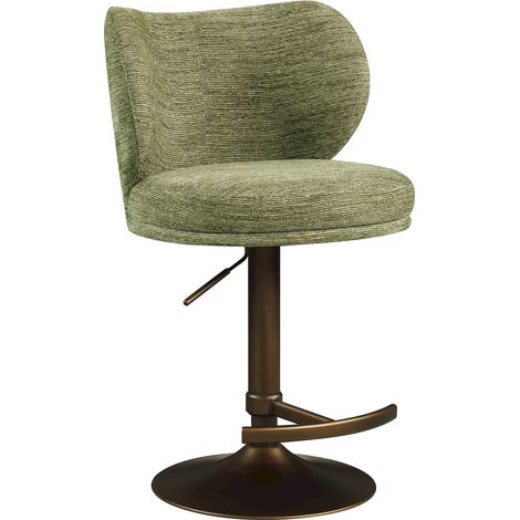 Tabouret de bar pivotant pistache - pistache softweave (1/5)