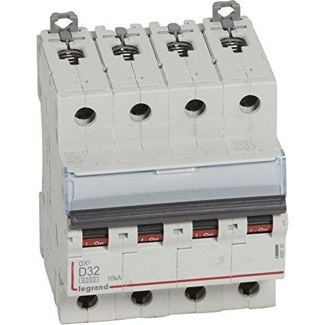 Leistungsschalter Legrand 32 Ampere schwarz 400 Volt