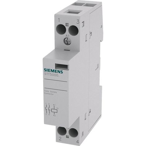 Siemens Contattore INSTA con 2 contatti NO, contatto per AC 230V, 400V 20A comando AC/DC, 5TT50002