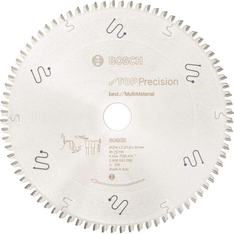 [NEUWERTIG] B-Ware Bosch Kreissägeblatt Sägeblatt Multi Material 254mm 30mm 2,3mm 80 Zähne (1/2)
