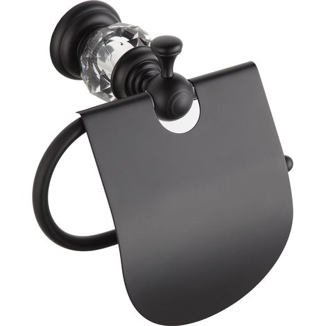 Mexen Estela Toilettenpapierhalter, Schwarz - 7011533-70