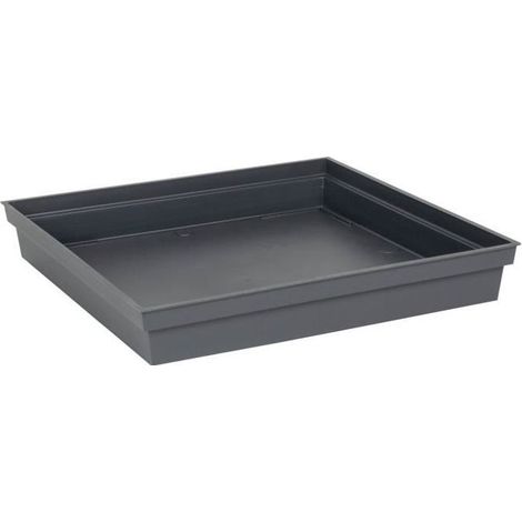 Filiyano-Plat carré EDA Toscana - 40 cm - Gris anthracite (1/4)