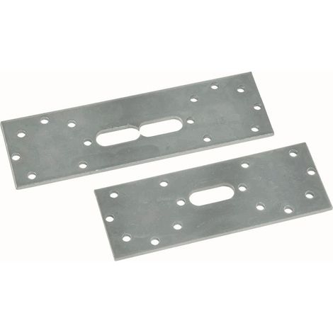 MULTITUBO 70212 Halteplatte 70212 aus Stahl verzinkt, doppelt 150mm 153mm aus St (1/2)