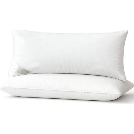 Lot de 2 oreillers en plumes 40x80 BeauNuit FK, 40x80cm