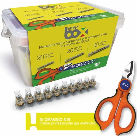 Morsetti A Cappuccio Kit + Omaggio Incluso ( Etelec Cod. Kt1067 )