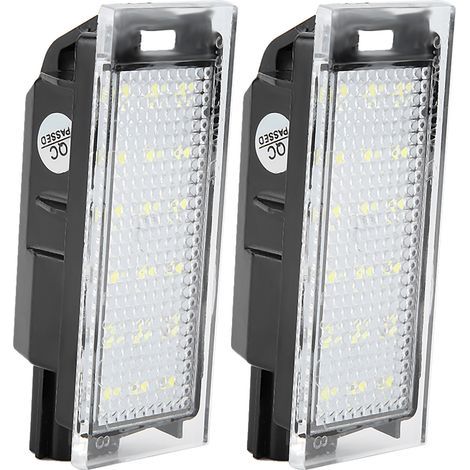 Juego de 2 luces LED para matrícula para coches Twingo/Clio/Megane/Lagane (1/5)