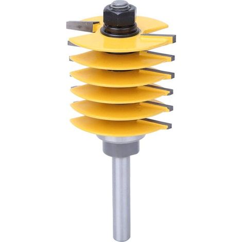Fraise à Bois Fraise Routeur Bit 8Mm Shank Finger Joint Routeur Bit Travail Du Bois Fraise Tenon Joint Cutter (1/4)