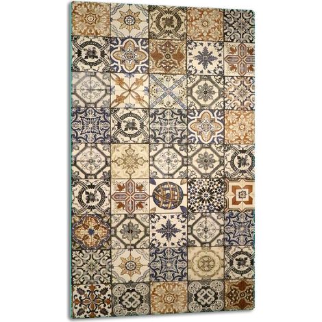 Tischplatte aus Glasplatte 30x52 Mosaik (1/5)
