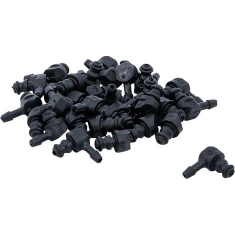 Jeu de Raccords Tuyau en en L - 30 pcs - Montage Facile et Étanchéité Fiable - D-Work (1/5)