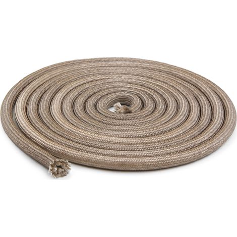 Joint de vitrage pour poêles à cheminée Andromeda de Techfire - joint de cordon - pièce de rechange aux dimensions parfaitement adaptées