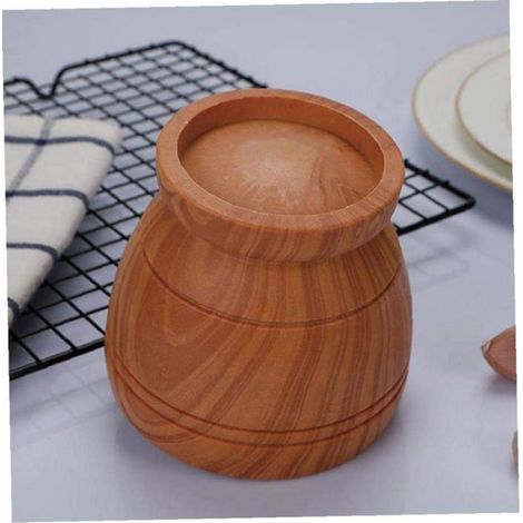 Mortier Et Pilon - Broyeur Manuel Pour Ail Et Gingembre - En Plastique PP Épais - Usage Cuisine Maison - 1 Pièce (1/5)