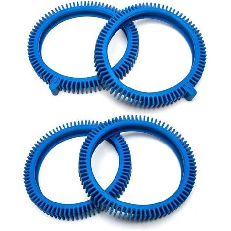 Lot de 2 Kit combiné de pneus avant et arrière de remplacement pour le kit de pneus avant Poolvergnuegen PoolCleaner avec 896584000-143 et kit de pneus arrière 896584000-082 (1/5)