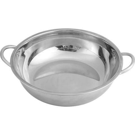 Appareil Fondue Chinoise Hot Pot En Acier Inoxydable Marmite À Fondue Convient Aux Cuisinières À Induction Cuisinières À Gaz Fours Électriques Utensiles Cuisine Sans Couvercle Autre Accessoire (30Cm) (1/5)