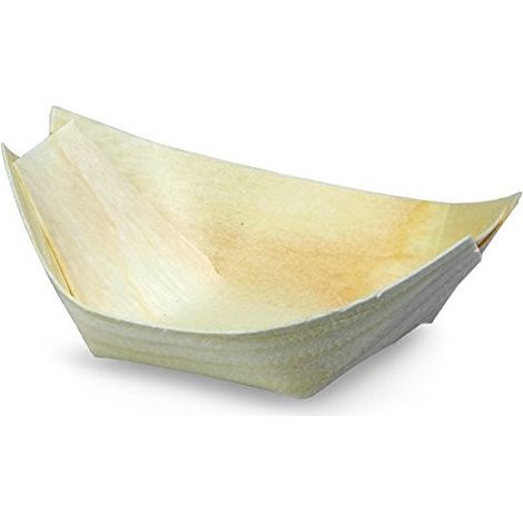 Tablecraft usa e getta small wood boat 9 x 5 cm, 30 ml bambù confezione da 50 pezzi