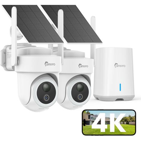 CAMSTRO 4K WLAN-Überwachungssystem für Zuhause mit intelligenter Personenerkennung, Dualband-WLAN, Zwei-Wege-Audio und Nachtsicht (1/5)