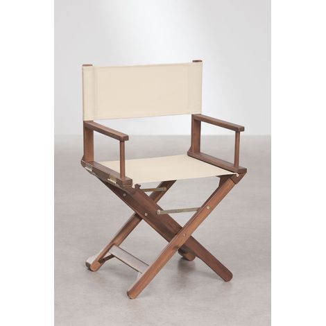 Silla de director plegable en madera de acacia Ridley SKLUM