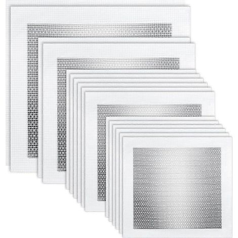 Kit de réparation pour cloisons sèches, 16 pièces, patchs en aluminium (2/4/6/8 pouces) (1/5)