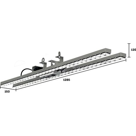 ABSOLUE UGR DOUBLE 80° 1200 104W 4000K IP65 ASLED ABSD12UGR80IP
