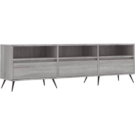Mobile TV Armadietto TV Mobile Porta TV Grigio Sonoma 150x30x44,5 cm Legno Multistrato (1/4)