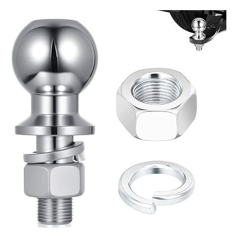 Remorque Couvercle de 50mm avec vis Remorque Couvercle de 50mm avec vis Remorque Couvercle de 50mm avec vis pour remorque jusqu'à 3.5T Van de voiture (1/5)