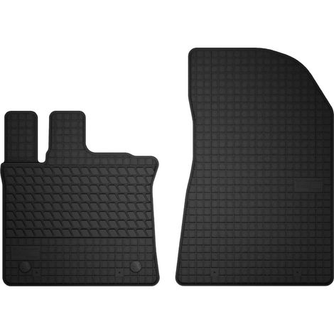 Alfombrillas delanteras de goma para: Renault Captur II crossover (desde 2019 hasta -)