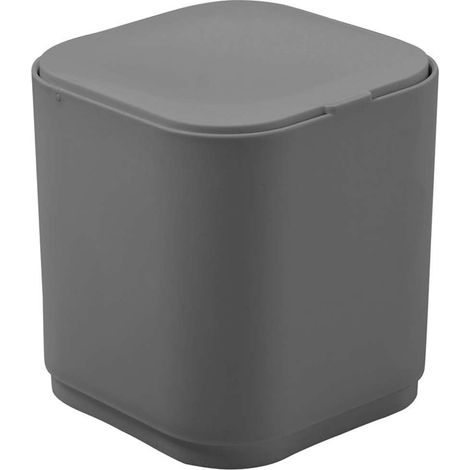 Sapho Gedy Seventy - Pattumiera da tavolo, 1,2 l, grigio 630808 (1/4)