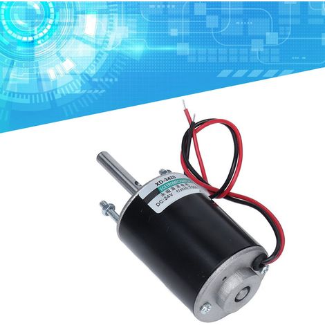 Hochtouriger Permanentmagnet-Gleichstrommotor, gewindelos, 43 mm Wellenlänge, 30 W, 24 V, 7000 U/min (1/5)