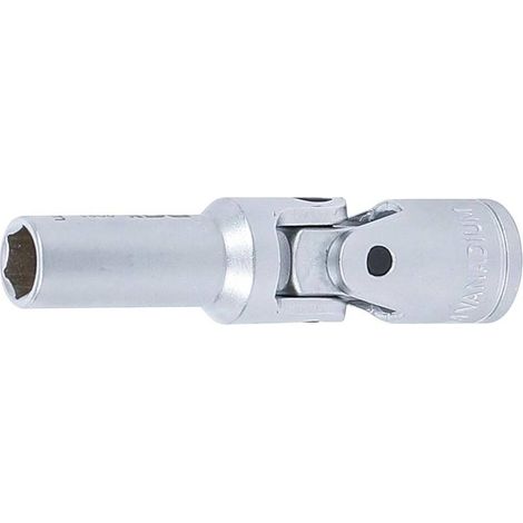 Douille Articulée de Bougie Hexagonale 10 mm (3/8) - 9 mm Précision et Accessibilité, Acier, Zones Difficiles - D-Work (1/5)
