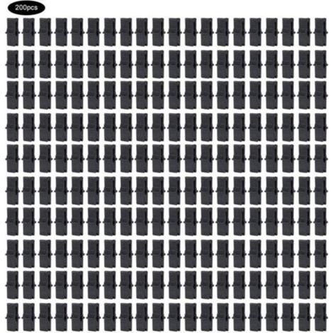 Serre Fixation Clip 200 Pcs Clip de serre PP Serre Film Clip De Fixation Pince Serre Accessoires pour Filet en Plastique Film (1 x 0.4 po)