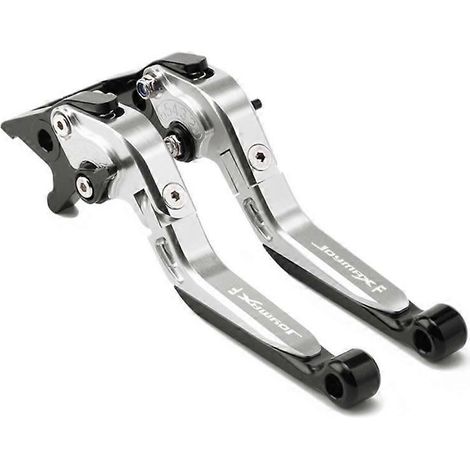 Convient pour SYM Sanyang JOYMAX F300 Nine Brothers-in-law Klaxon de frein modifié Biellette de direction Poignée pliable réglable (avec fonction de stationnement argent) (1/5)