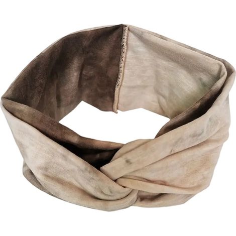 Headband - Elastic Stretchable Sweat-Absorbing Headband for Yoga Running Sports - Reversible Lightweight Breathable Fabric - One Piece (1/5)
