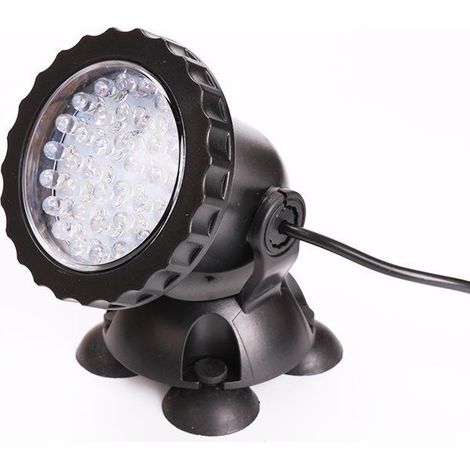 Projecteur sous-marin étanche multicolore RGB pour aquarium (lot de 1) avec télécommande pour bassin de jardin, aquarium et piscine (1/5)