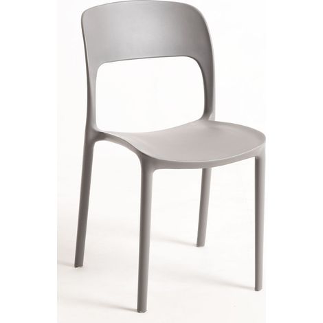 Sillas Jardín - Silla Inis - Gris